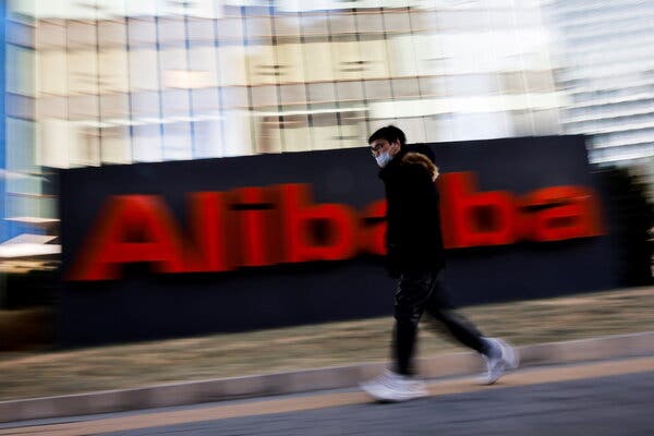 Alibaba also said sales rose 37 percent n the latest quarter as China’s economy bounced back.