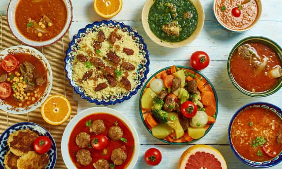 Algeria-style couscous meal