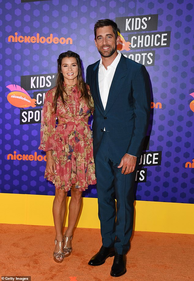 And they're done! As for Aaron, the handsome quarterback famously ended his two-year relationship with former professional racing driver Danica Patrick in July of 2020; Danica and Aaron pictured in 2018