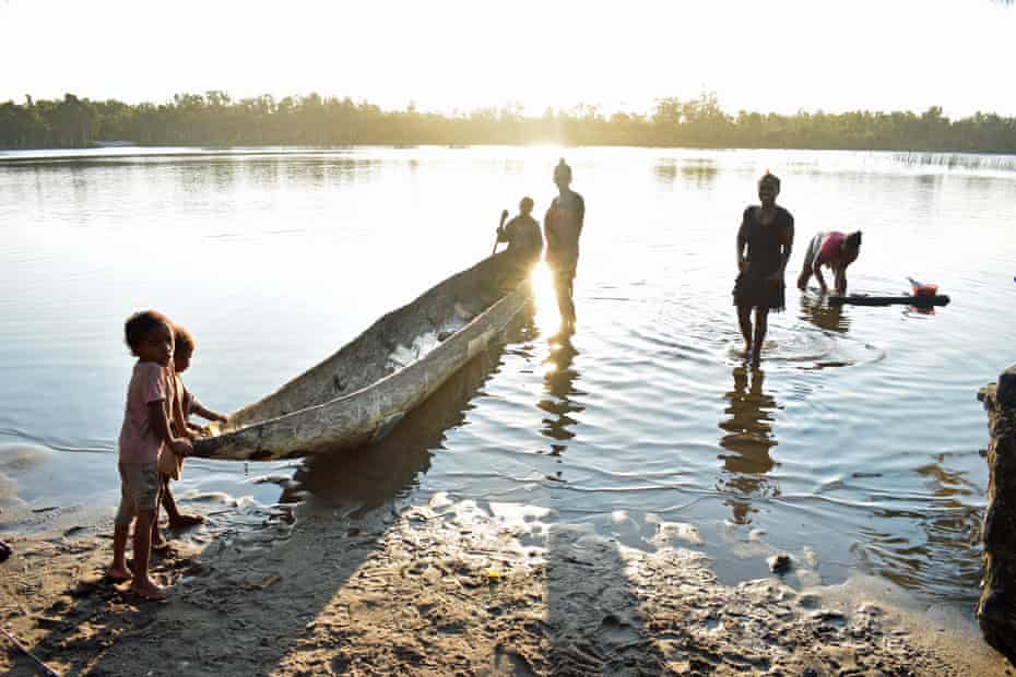 Boat at Andranokoditra village, Pangalanes. Madagascar