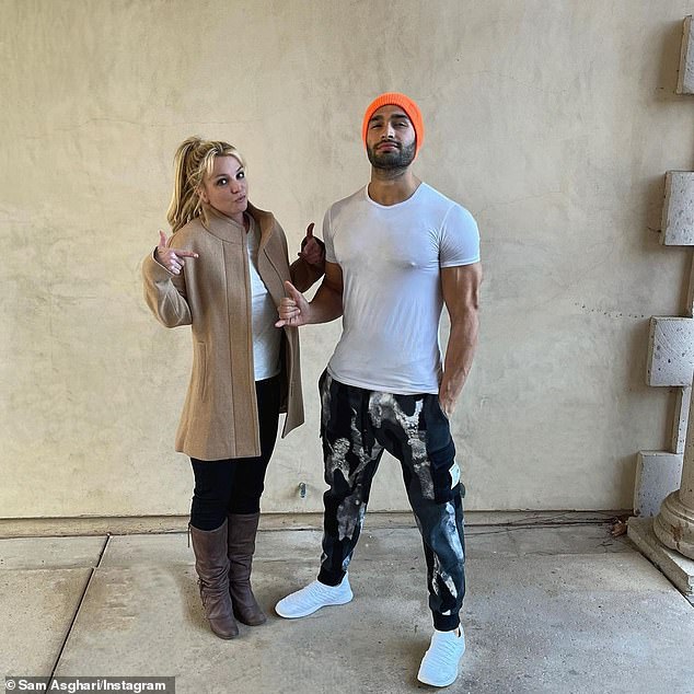 Background: Asghari initially met Spears in 2016 when they worked together on her video, Slumber Party, and they began dating soon thereafter. They posed together in an Instagram post last month