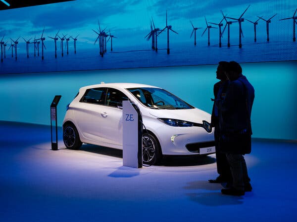 An all-electric Renault Zoe. Renault’s chief executive, Luca de Meo, last month presented a plan to return the automaker to profitability.