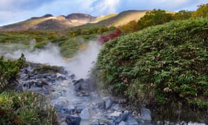 Baransky volcano on the Kuril islands, Russia