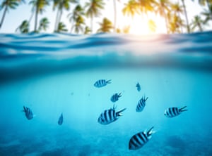 Zebra fishes in Zanzibar