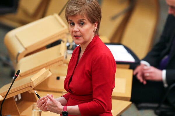 First Minister Nicola Sturgeon told the Scottish Parliament on Tuesday that the country would emerge from lockdown gradually over the next few months.