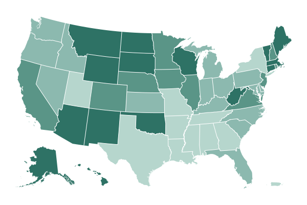 Where states are reporting vaccines given