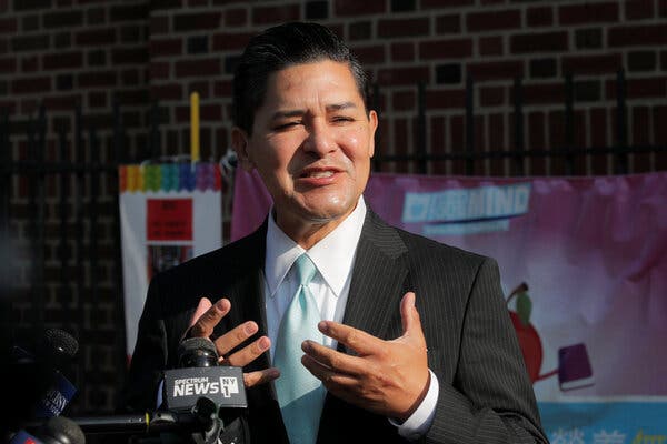 New York City’s schools chancellor, Richard Carranza, last fall.