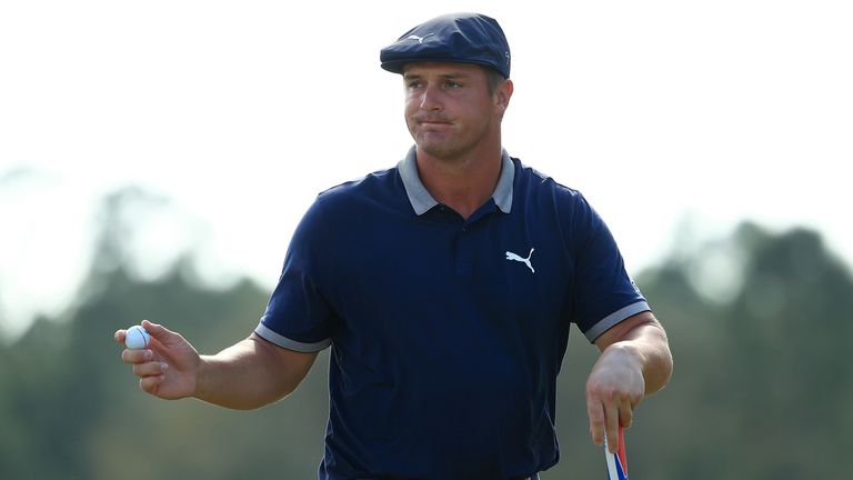 Bryson DeChambeau is tied-20th at the halfway stage 