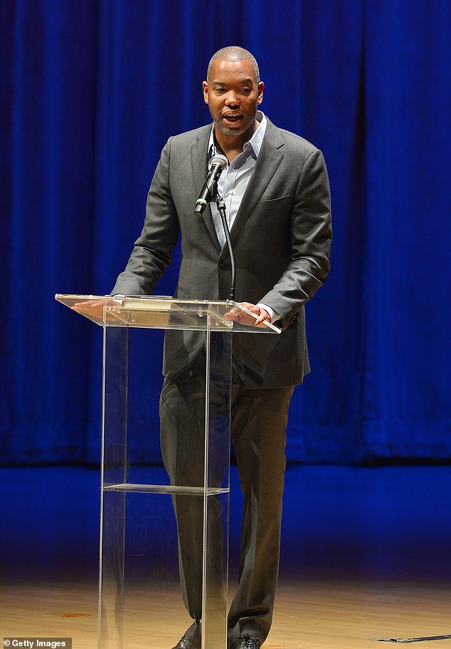 New direction: Essayist and novelist Ta-Nehisi Coates was announced Friday to be writing a new Superman film that is rumored to feature a Black Superman; seen in 2019 in Miami