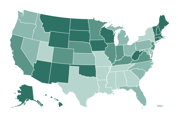 Where states are reporting vaccines given