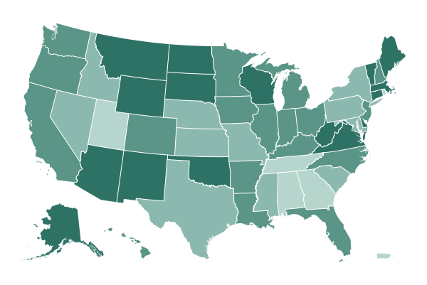 Where states are reporting vaccines given