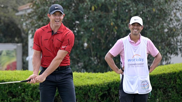 Rory McIlroy was also in red for the final day