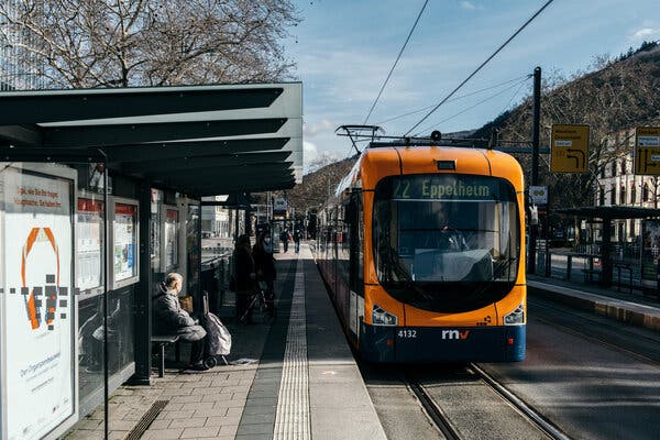 Heidelberg residents who give up their cars can ride public transportation free for a year.