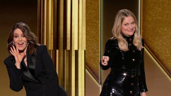 Tina Fey and Amy Poehler hosted the ceremony, which was marred by technical glitches.