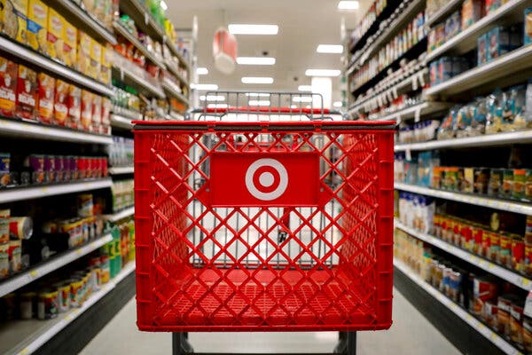 Target reported that its fourth-quarter sales increased nearly 21 percent.