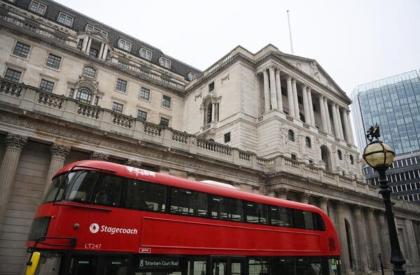 The Bank of England, in London. There is growing interest in exploring how central banks can address climate change.