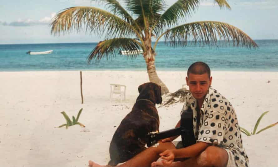 Gale Paridjanian on a beach in Mexico.