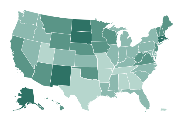 Where states are reporting vaccines given