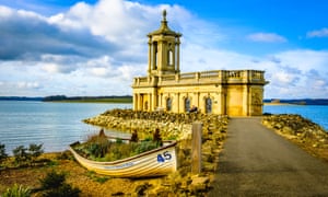 Normanton Church on the bank of Rutland Water.