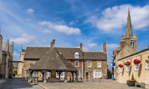 The Buttercross in the market town of Oakham.