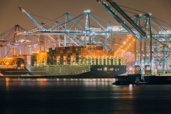 The Port of Los Angeles, the main port of entry for goods from Asia, has seen significant congestion in the pandemic.