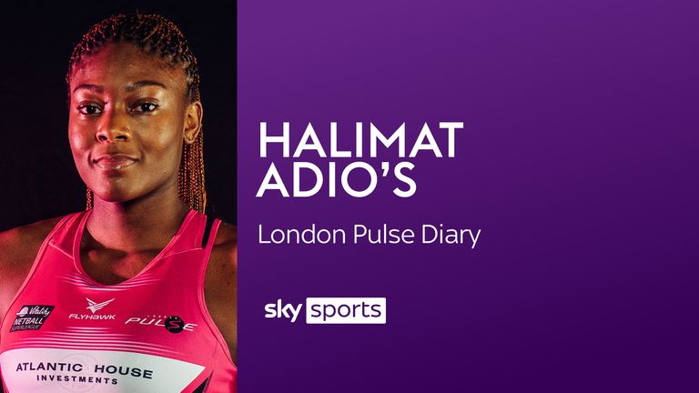 London Pulse and England Futures goalkeeper Halimat Adio will be keeping us up to date through the Vitality Superleague season with her regular player's diary