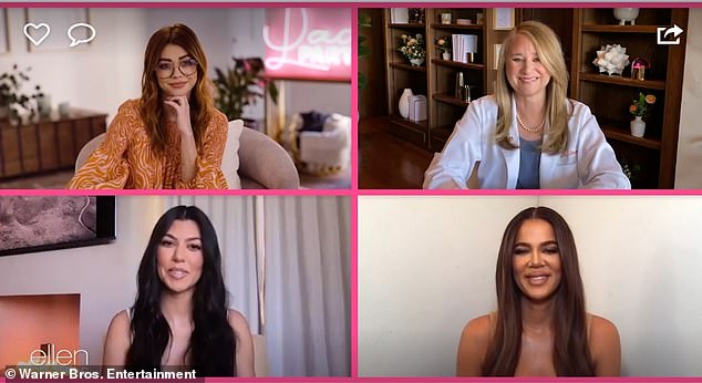 The team: She talked with Khloe as well as Sarah Hyland and a doctor on the segment