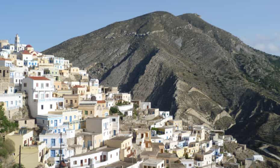 Olympos village Karpathos where some of the old ways survive.