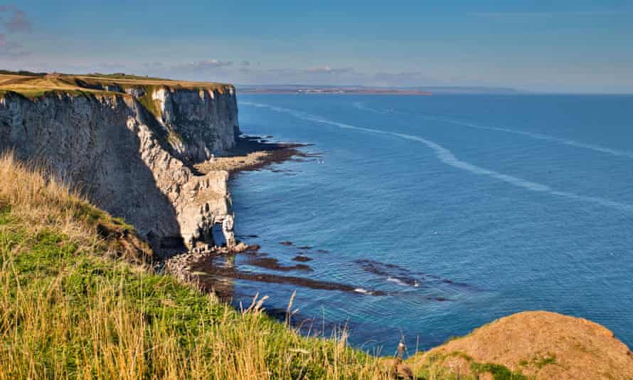 Bempton Cliffs; Chalk Cliff; Shore and Arch Yorkshire; UK