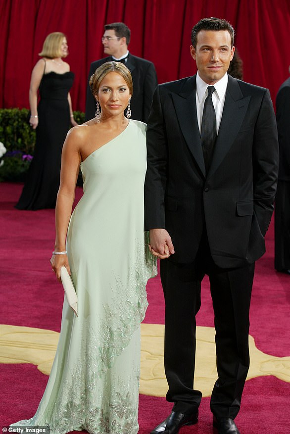 Bennifer: J-Lo's most high profile romance was her relationship with Ben Affleck, 48, whom she dated from 2002 to late 2003 (pictured in 2003)