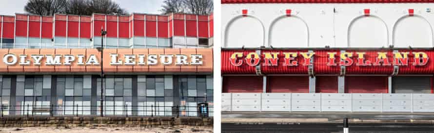 Olympia Leisure and Coney Island amusement arcades in Scarborough.