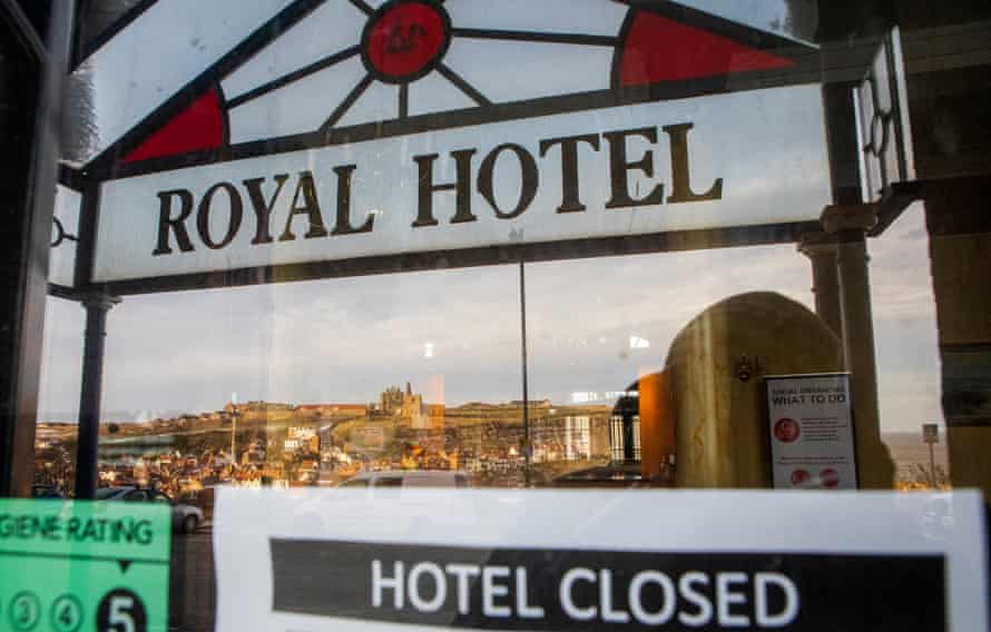 The Royal Hotel remains closed in Whitby.