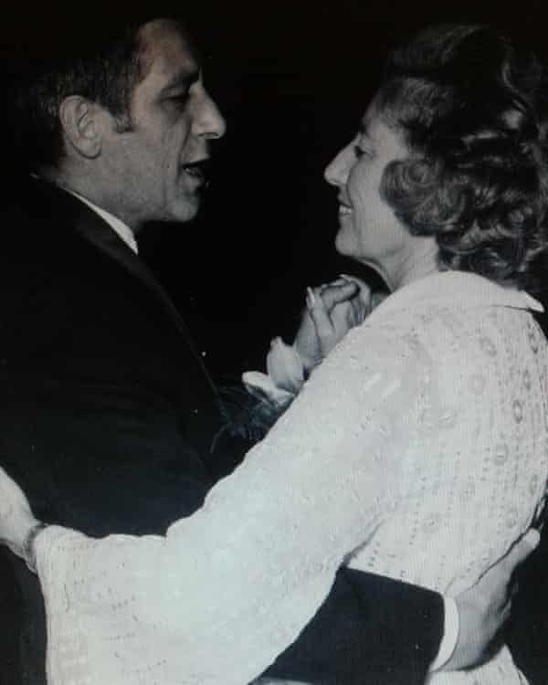 Jan Loos dancing with Vera Lynn at a charity ball in Amsterdam