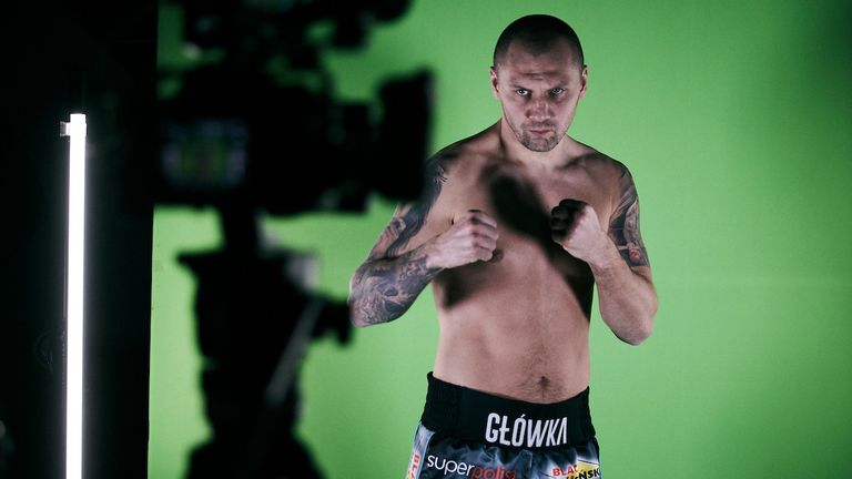 *** FREE FOR EDITORIAL USE ***.Krzysztof Glowacki during todays Media Day..16 March 2021.Picture By Mark Robinson Matchroom Boxing.  