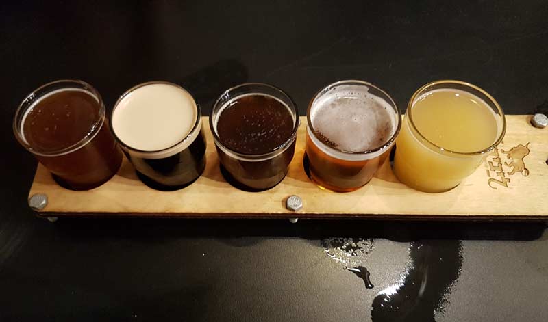 Taster beer tray