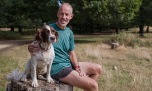 Parkrun founder Paul Sinton-Hewitt in Richmond Park.