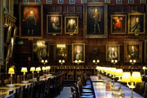 The hall at Christ Church college in Oxford seats up to 300 people and was the inspiration for Hogwart’s Hall in Harry Potter