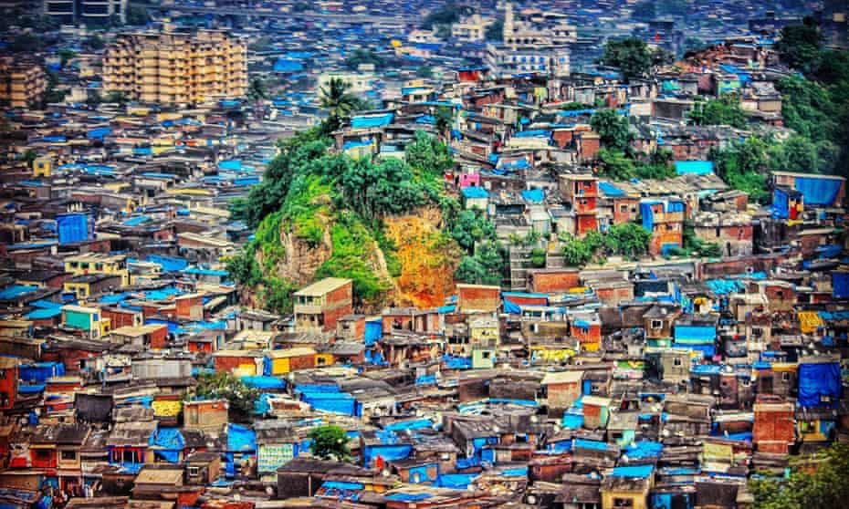 Dharavi as seen from the descent into Mumbai’s international airport.