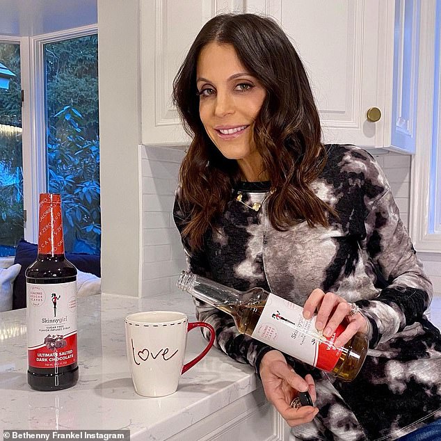 The ring made its Instagram debut: The good friend of Kyle Richards had on her ring when plugging Skinnygirl on Tuesday