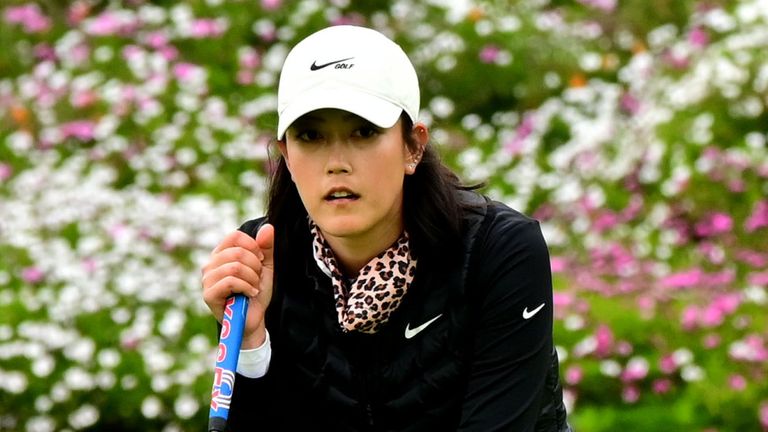 Michelle Wie West birdied the first, but struggled to an 81