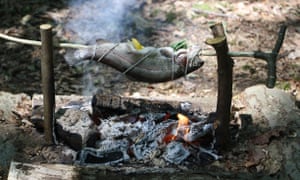 barbecue fish Fore, Dorset