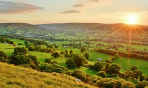 Sunset over Bishopdale Muddy Boots Walking Holidays (1)