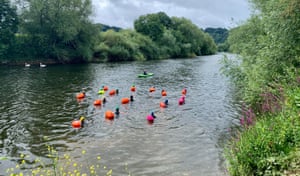 wild river swimming in Herefordshire