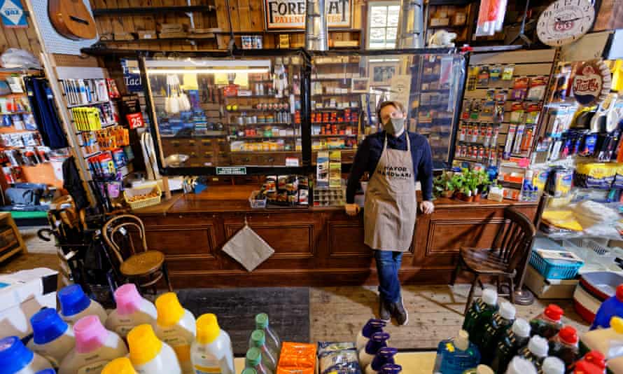 Thomas Lewis Jones inside his Hafod Hardware store.