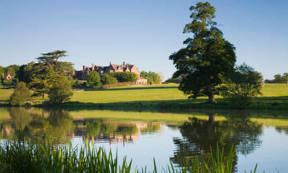 The grand Fawsley Hall, near the village of Badby.