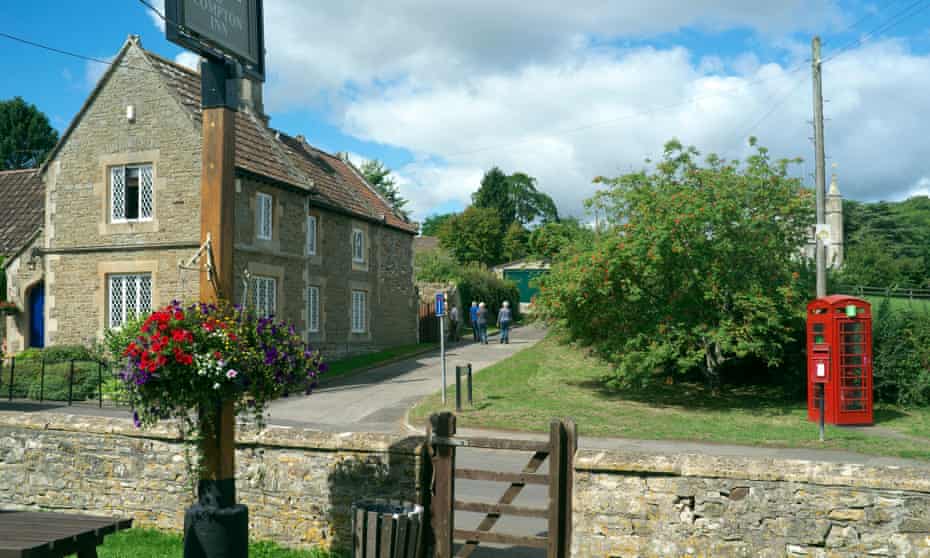 View of the village from the Compton Inn.