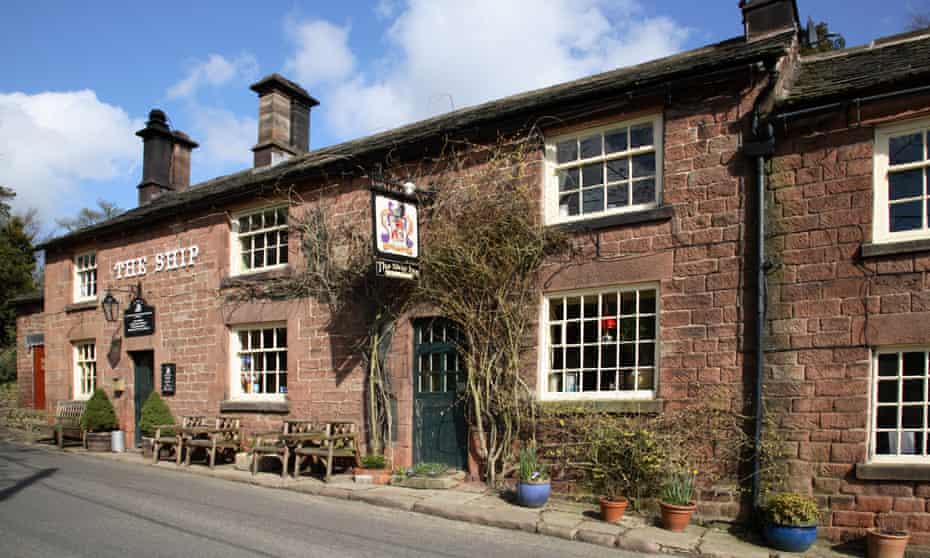 Ship inn pub in Wincle near Macclesfield Cheshire UK