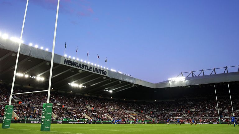 The opening match of the tournament will be played at St James' Park, Newcastle
