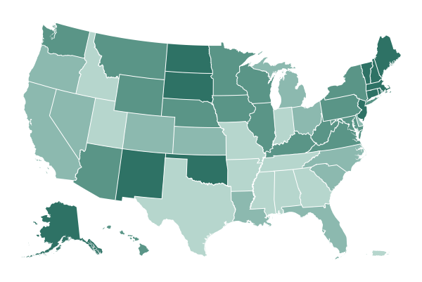 Where states are reporting vaccines given