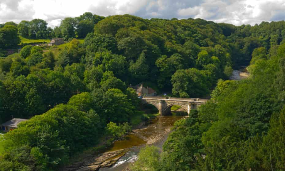 The River Swale’s Green Bridge at Richmond.